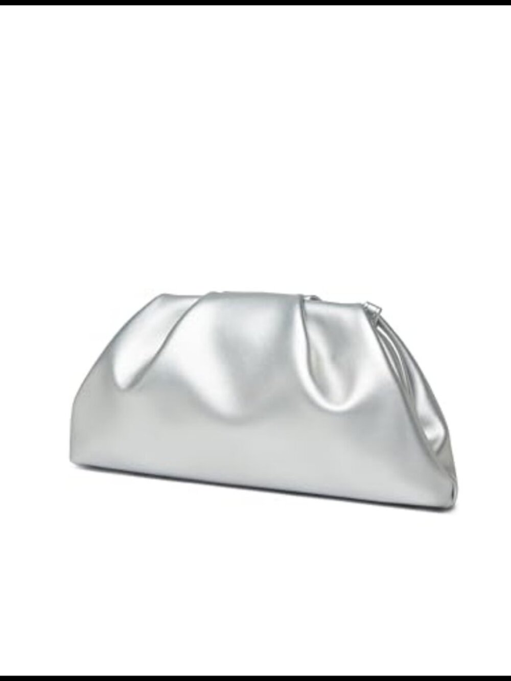 Soft PU Leather Clutch Purse Elegant Evening Bag Magnetic Closure